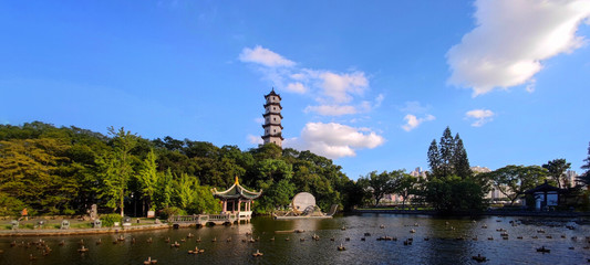 《东塔》摄于,温州江心屿旅游区