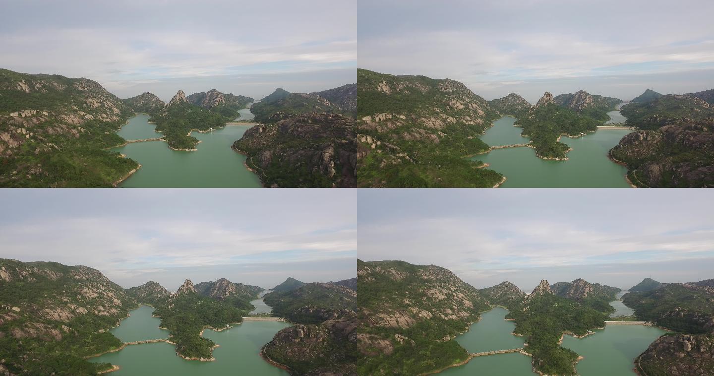 4K温州风景大罗山天河水库